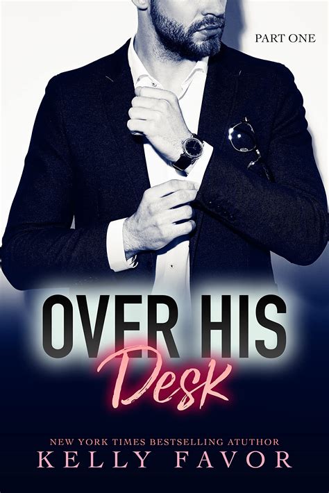 Bent Over His Desk