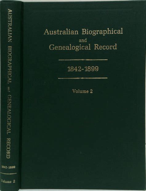 Biographical record Volume 2-5