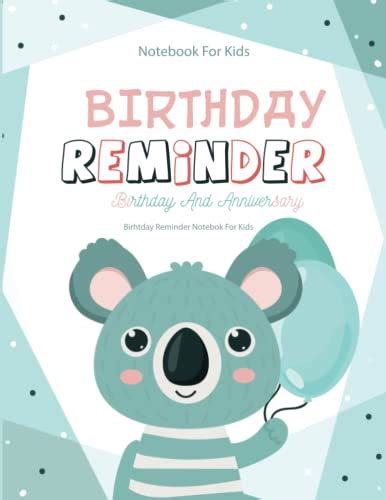 Birthday Reminder Notebook