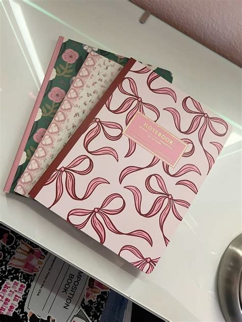 Blank Pink Pages Note Book