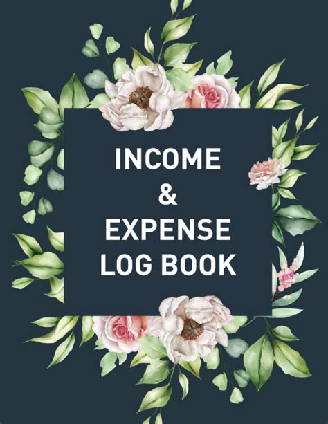 Blue Anemone Expense Log Book