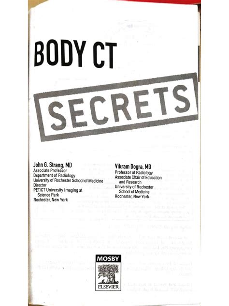 Body CT Secrets