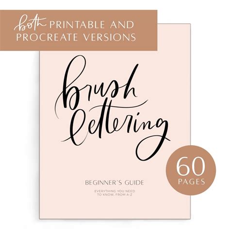 Brush Lettering Workbook