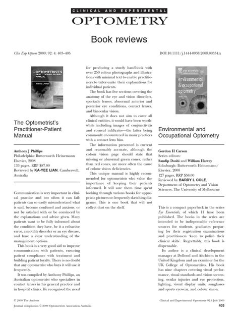 Building optometry (Vol-1)