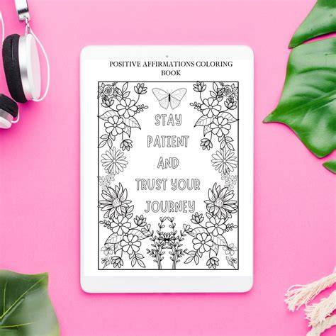 Butterflies Positive Affirmations Coloring Book