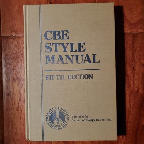 CBE Style Manual