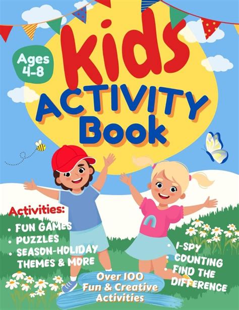 CHRISTMAS ACTIVITY BOOK: KIDS 4 TO 8