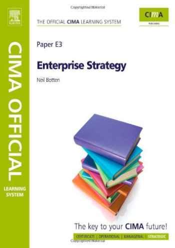 CIMA Official Learning System Enterprise Strategy