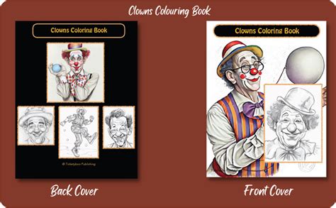 CLOWNS Coloring Book