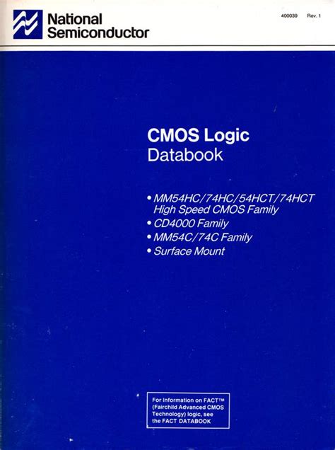 CMOS Logic Databook