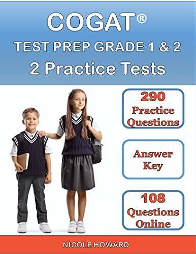 COGAT Grade 1 and 2: Test Prep with Two Practice Tests