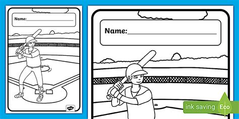 COLORING NOTEBOOK: BASEBALL