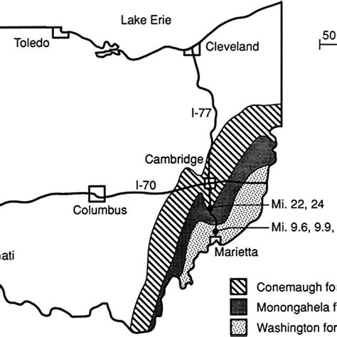 CONEMAUGH FORMATION IN OHIO.