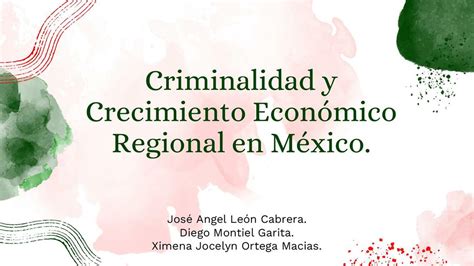 CRIMINALIDAD EN MEXICO