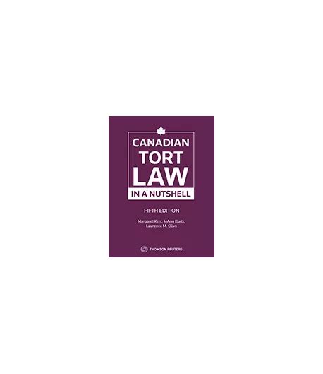 Canadian Tort Law