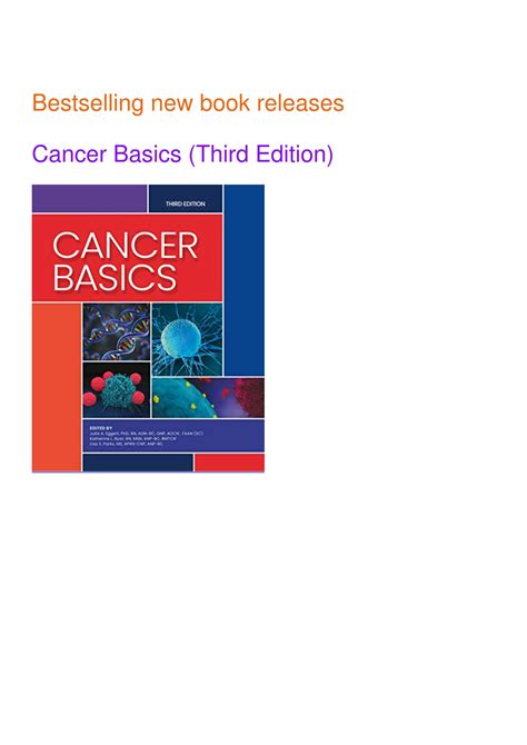 Cancer Prevention and Basics 3rd Edition