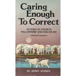 Caring Enough To Correct