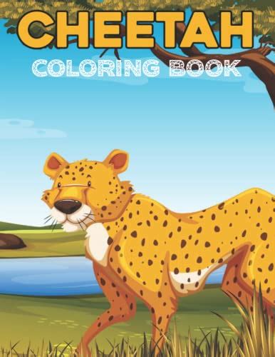 Cheetah Coloring Book