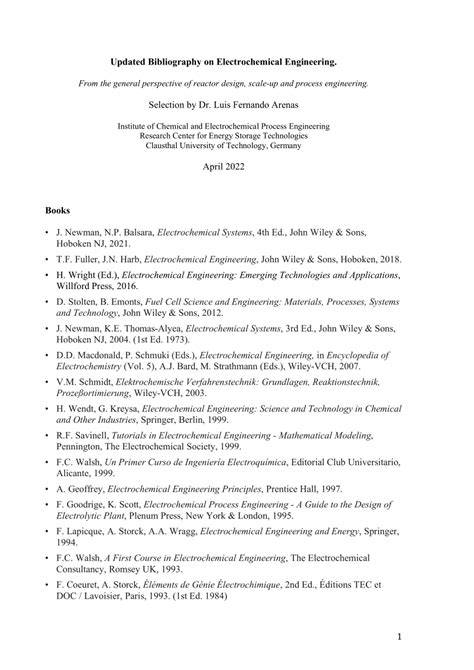 Chemical Engineering Bibliography (1967-1988)
