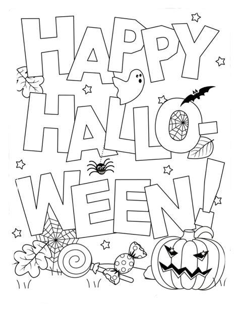 Children's Halloween Coloring Book