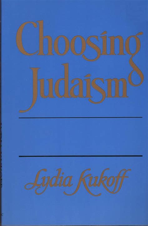 Choosing Judiasm