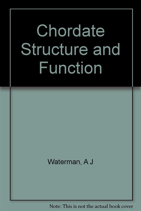 Chordate Structure and Function