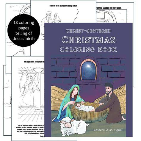 Christmas Stories - Coloring Book For Kids