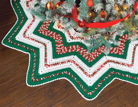 Christmas Tree Skirt Crochet Pattern
