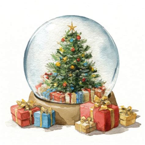 Christmas Tree in Glass Ball Notebook