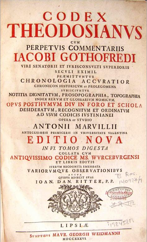 Codex Theodosianus (Italian Edition)