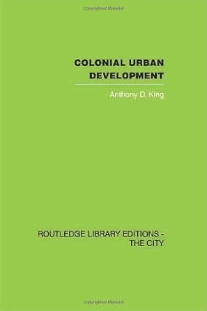 Colonial Urban Development