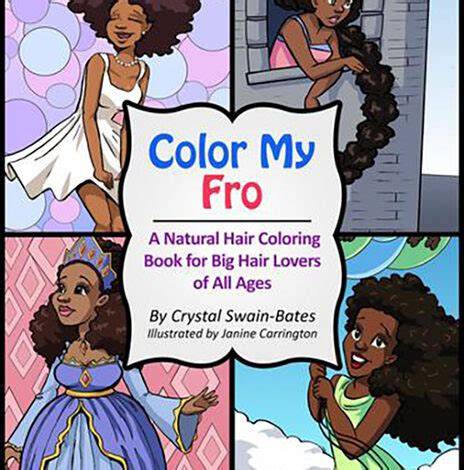 Color My Fro Natural Hair Coloring Book