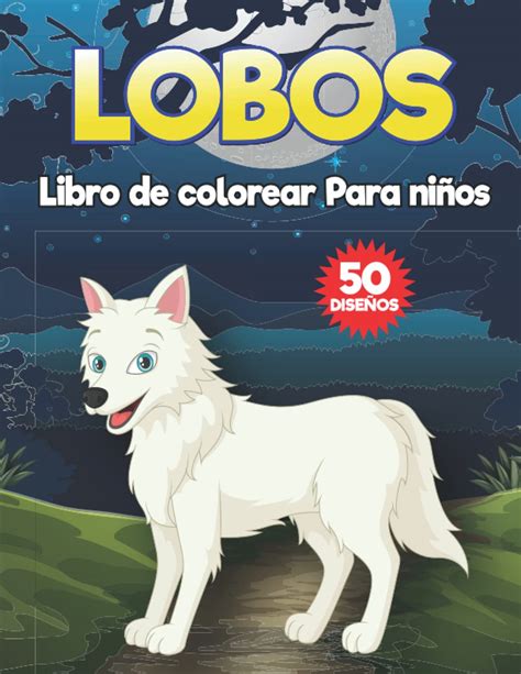 Colorear Lobos - Libro de colorear
