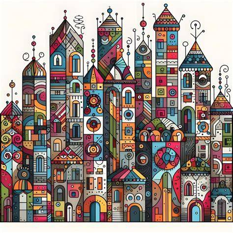 Colorful Facades: Exploring Imaginary Buildings