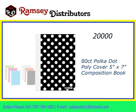 Colorful Polka-Dot Composition Notebook