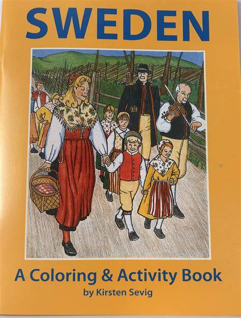Coloring Book of Sweden. II