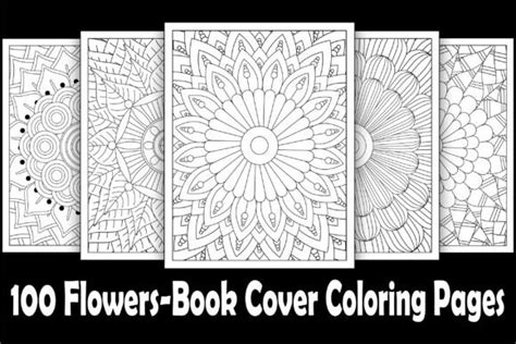 Coloring Book with Flowers