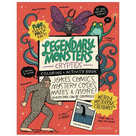 Coloring Cryptids: Activity book
