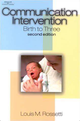 Communication Intervention: Birth to Three