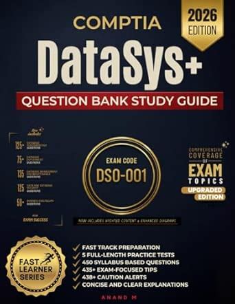 CompTIA DataSys+ Question Bank Study Guide