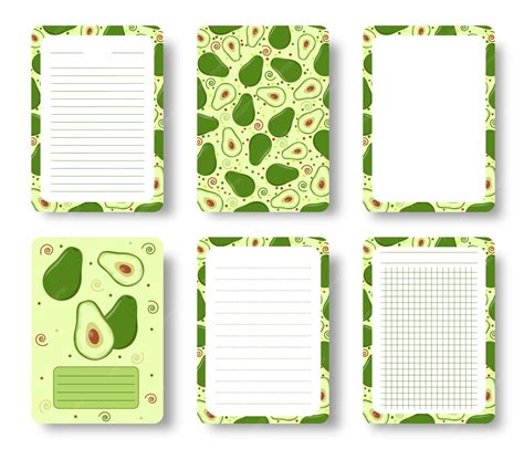 Composition Notebook- Foods Edition- Avocado