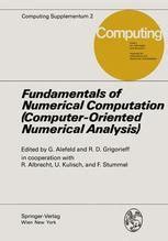 Computer Oriented Numerical Analysis Overview