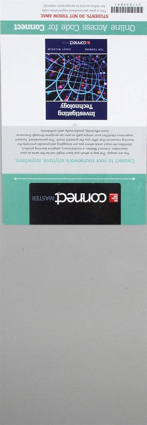 Connect Master Access Card for Investigating Technology