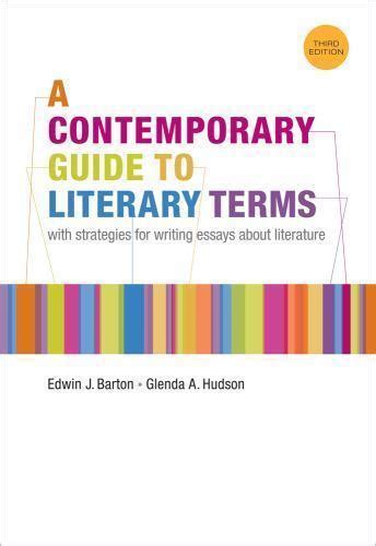 Contemporary Guide To Literary Terms