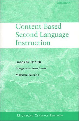 Content-Based Second Language Instruction