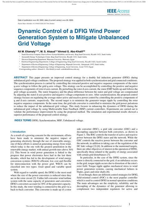 Control System of DFIG for Wind Power Generation Systems