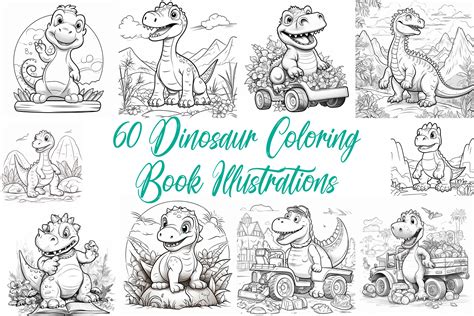 Cool Dinosaur Coloring Book