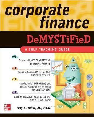 Corporate Finance Demystified