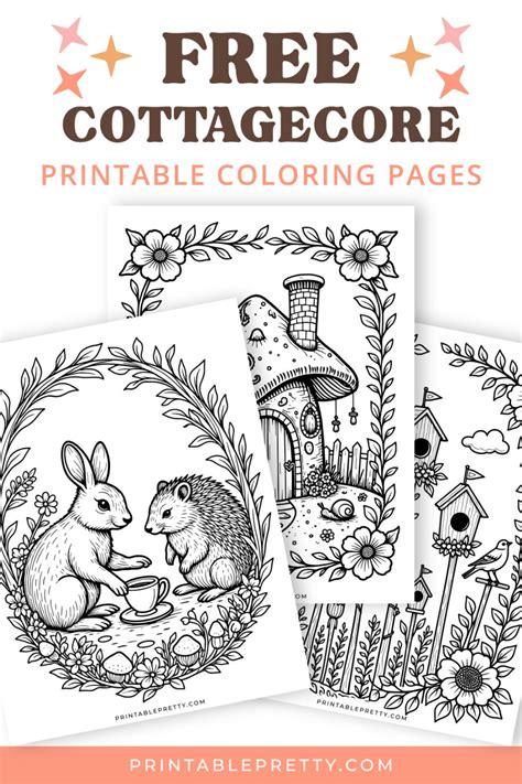 Cottagecore Coloring