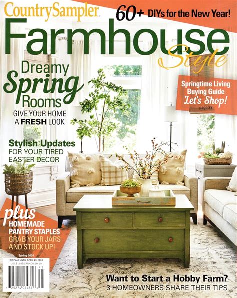 Country Sampler Presents Boho Style Spring 2016